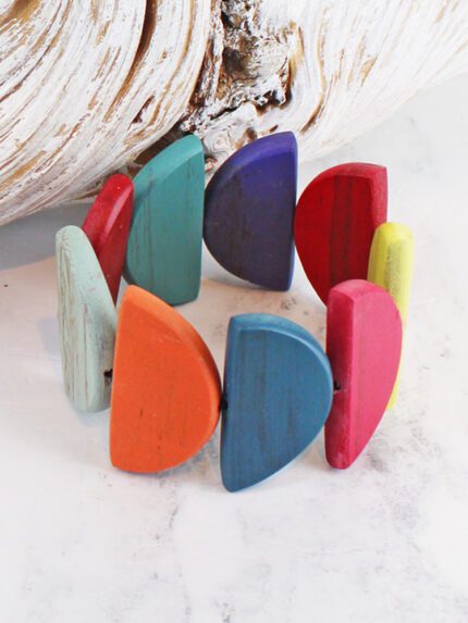 FB1408M ELASTICATED HALF MOON BRACELET